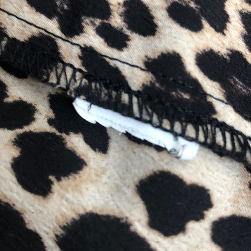 Zara Basic Collection Cheetah Print Top - Picture 8 of 9